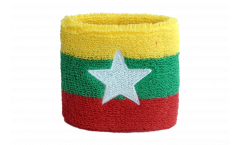 Serre-poignet / bracelet éponge tennis Myanmar nouveau - 7 x 8 cm