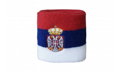 Serre-poignet / bracelet éponge tennis Serbie avec blason - 7 x 8 cm
