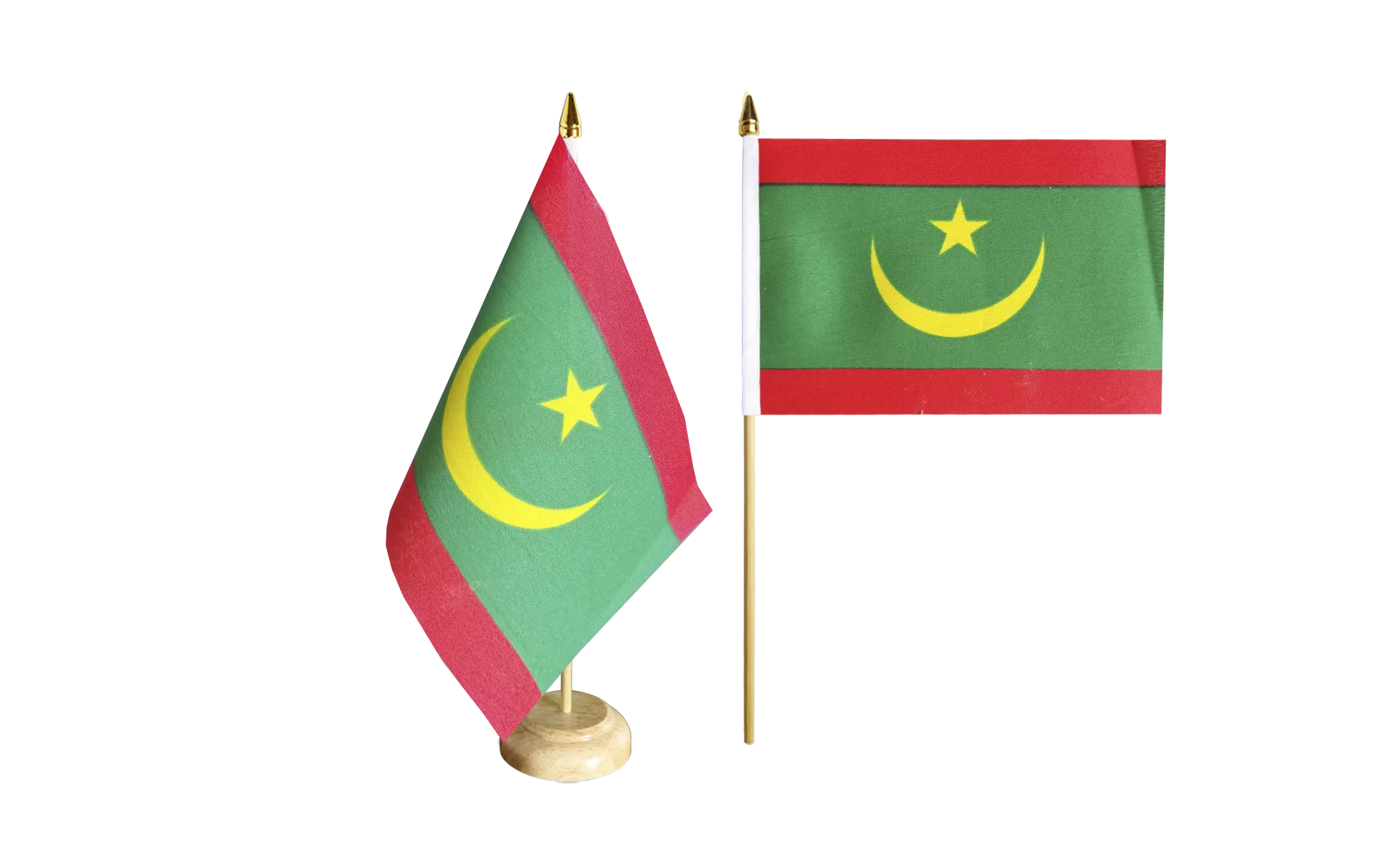 Petit drapeau Mauritanie - 30 x 45 cm - MaxFlags - Monsieur-des-Drapeaux