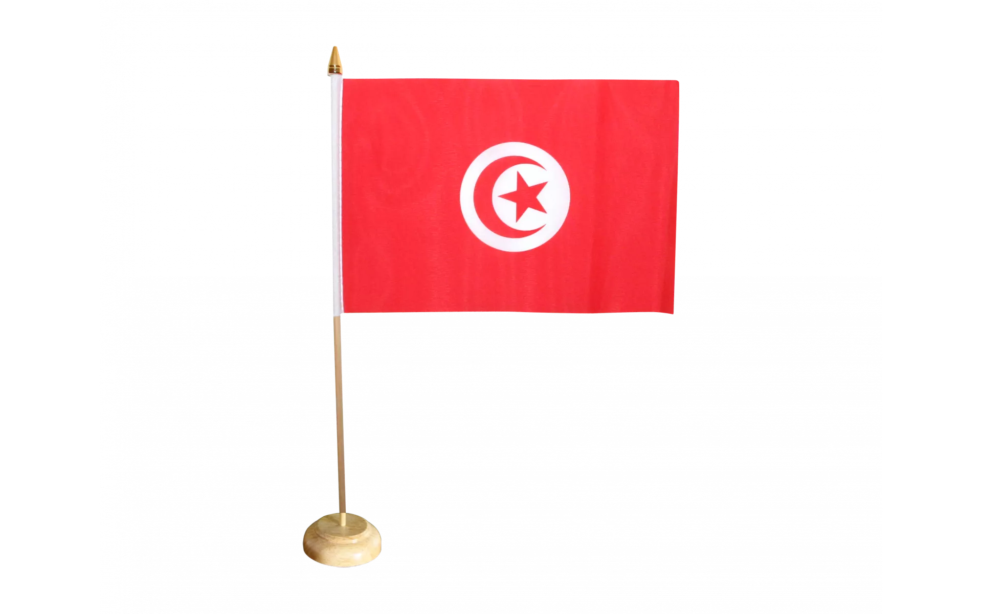 Drapeau de table Tunisie, petit drapeau 