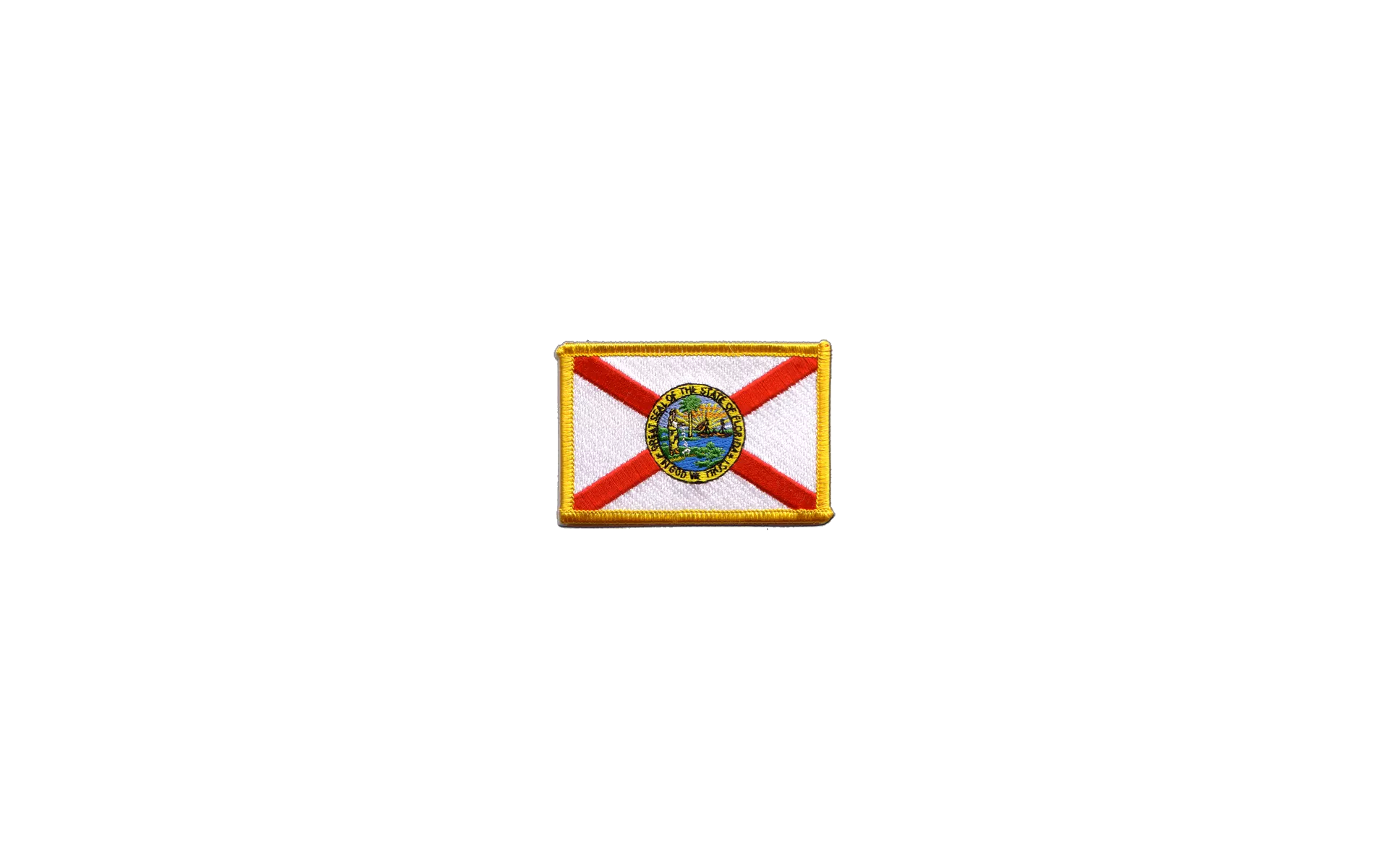 Patch ecusson thermocollant drapeau floride usa - Beaux-Arts et Loisirs créatifs